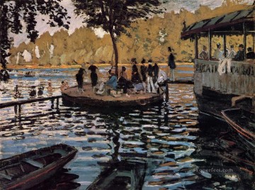  Claude Pintura - La Grenouillere Claude Monet